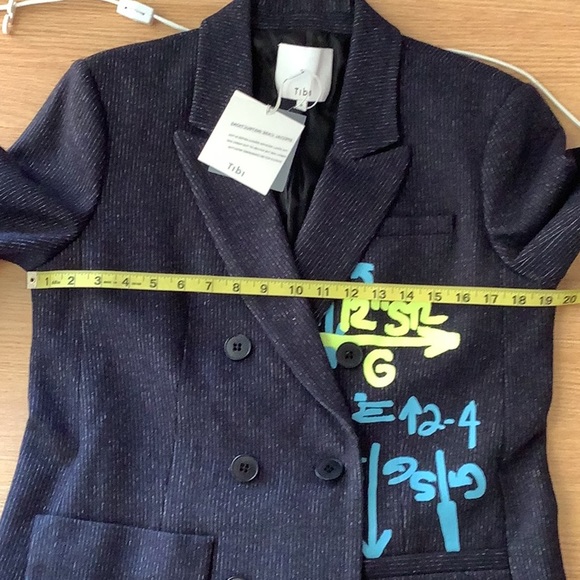 Tibi “ Tweed Stripped Blazer” - Picture 12 of 13